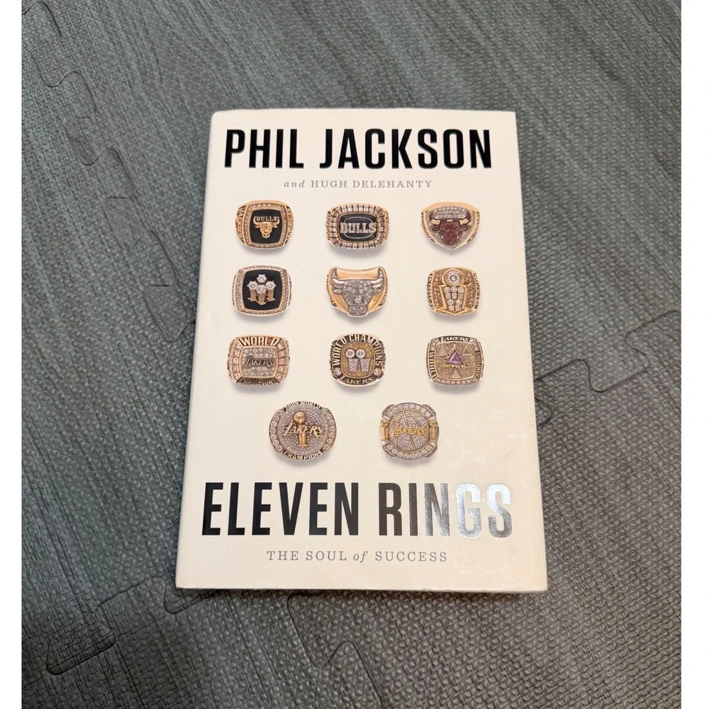 Eleven Rings The Soul of Success Phil Jackson NBA Basketball Hardcover Book 2013